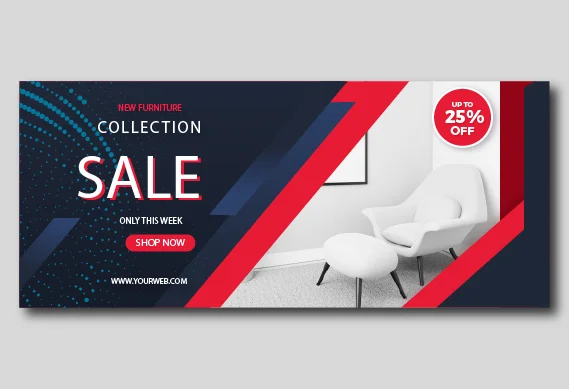 Horizontal Sales Banner Design