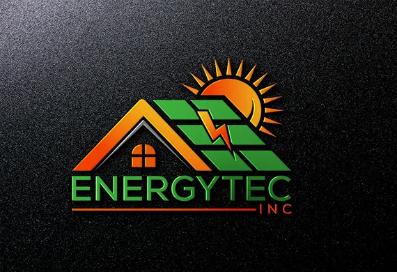 Modern Solar Energy Logo Design