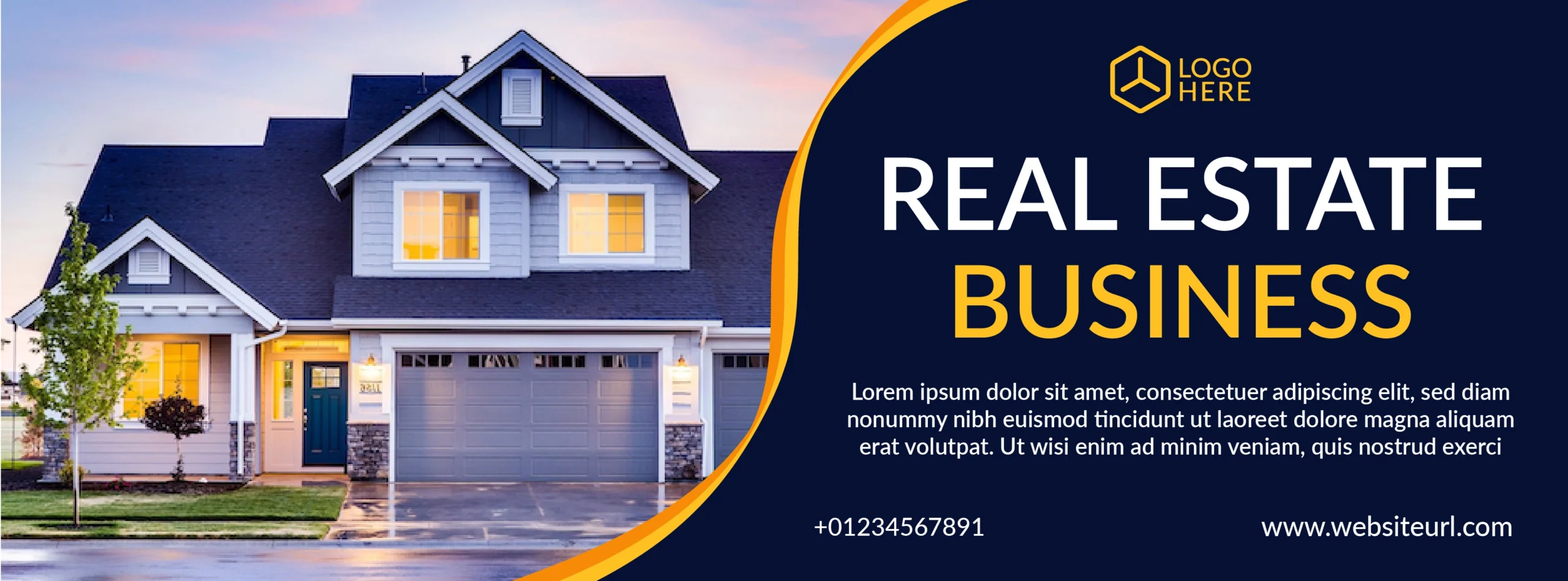 Real Estate Banner Design